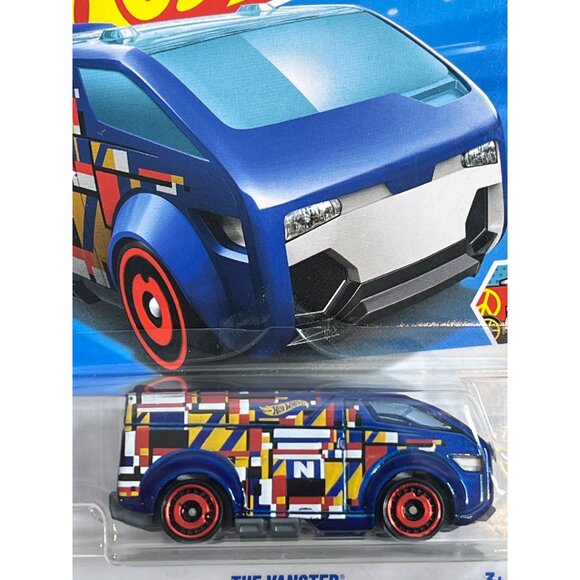 Hot Wheels The Vanster Art Cars 3/10 2024 Blue Deco 1:64 - Picture 6 of 9